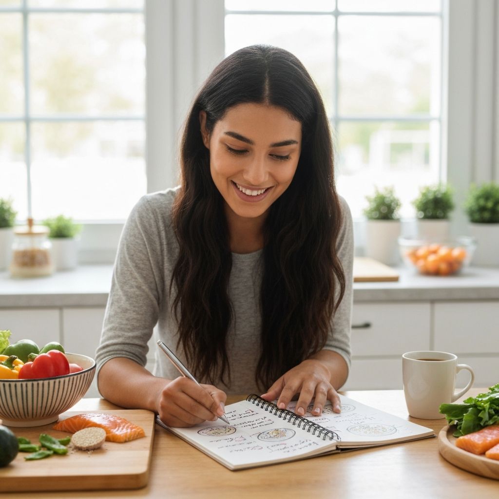 Ernährungsplanung mit frischen Zutaten